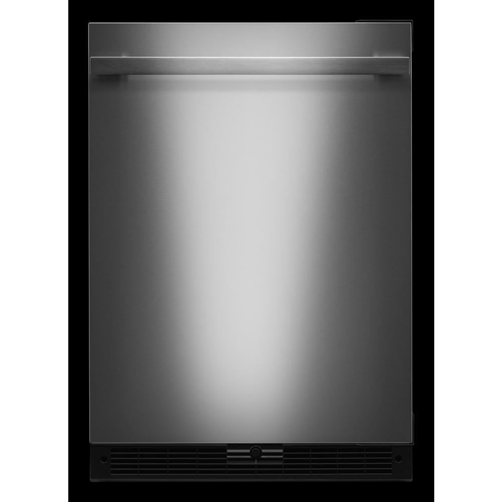 NOIR™ 24" Under Counter Solid Door Refrigerator, Right Swing