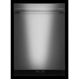 NOIR™ 24" Under Counter Solid Door Refrigerator, Right Swing