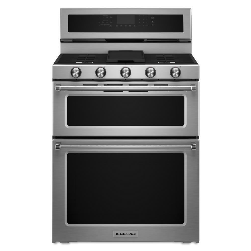 30-Inch 5 Burner Dual Fuel Double Oven Convection Range