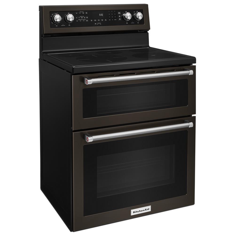 30-Inch 5 Burner Electric Double Oven Convection Range