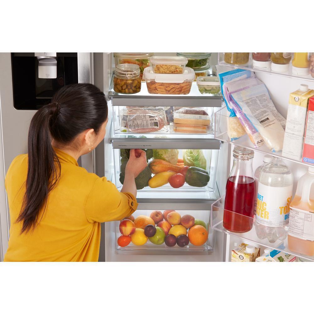 33-inch Wide Side-by-Side Refrigerator - 22 cu. ft.