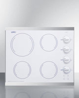 24" Wide 230v 4-burner Radiant Cooktop