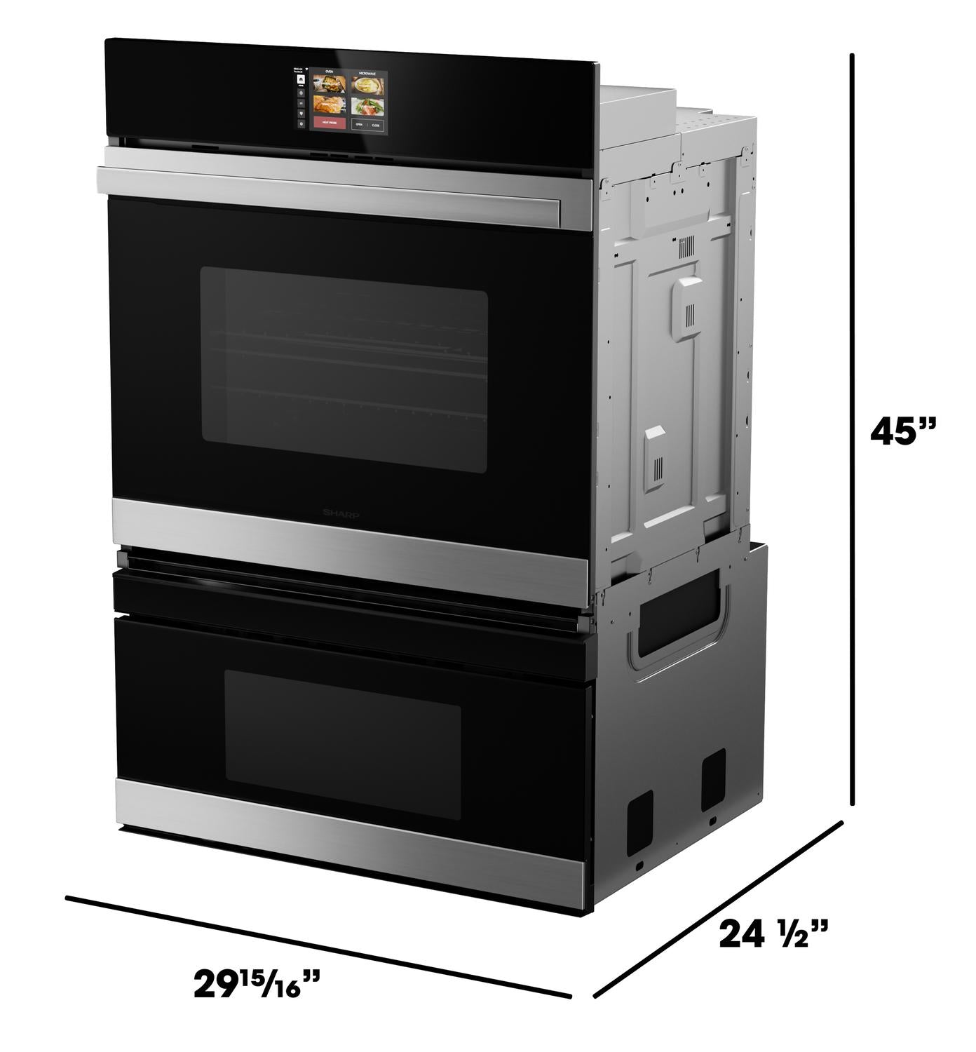 30 in. Smart Convection Wall Oven with Microwave Drawer Oven