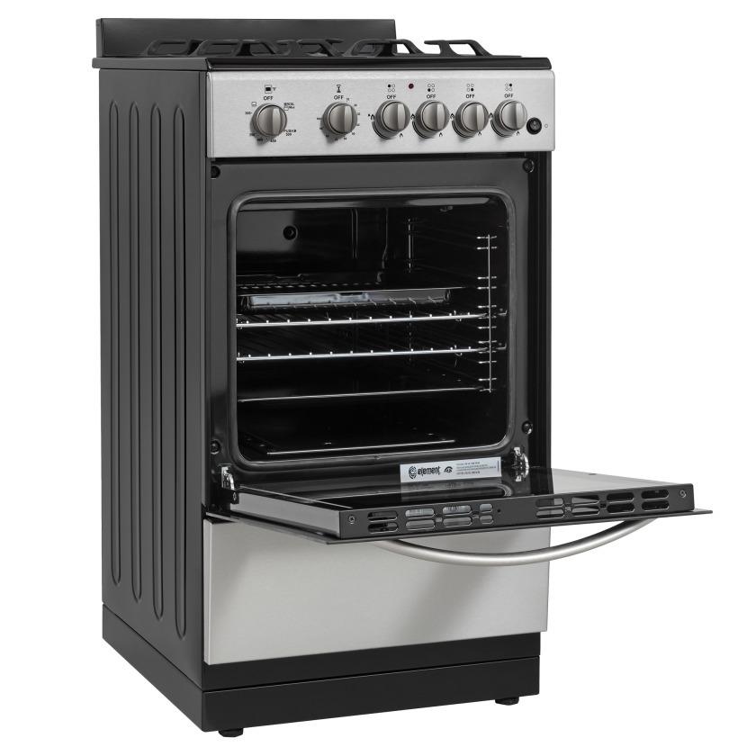 Element Electronics 20" Gas Range (EGR204MCCS)