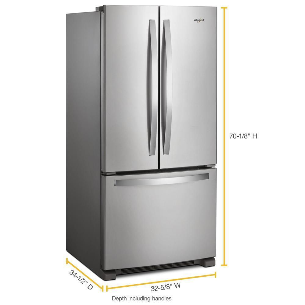 33-inch Wide French Door Refrigerator - 22 cu. ft.