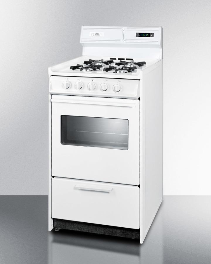 20" Wide Gas Range