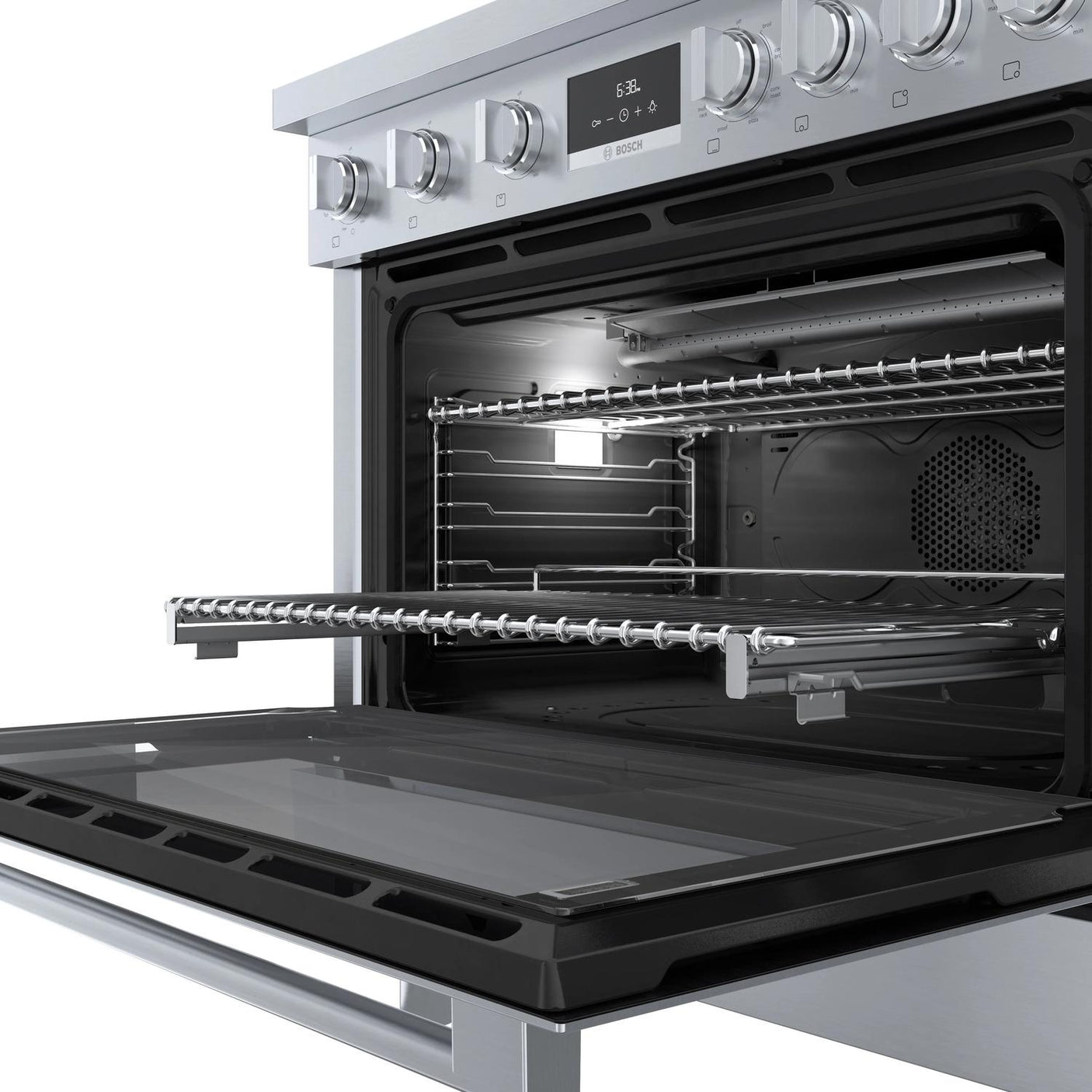 800 Series Dual Fuel Freestanding Range 36" Stainless Steel