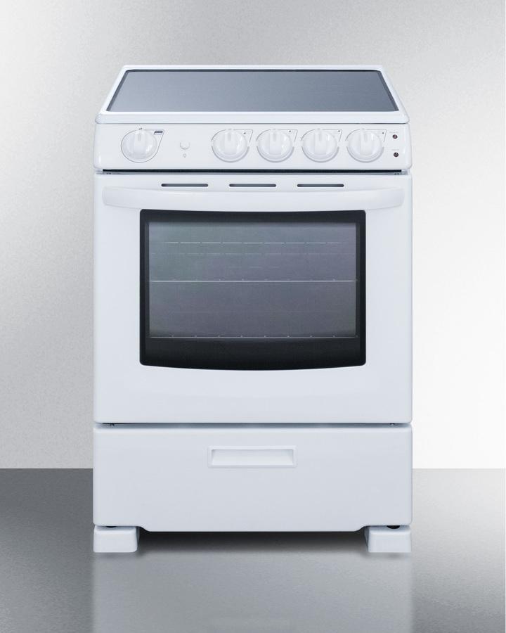 24" Wide Electric Smooth-top Range