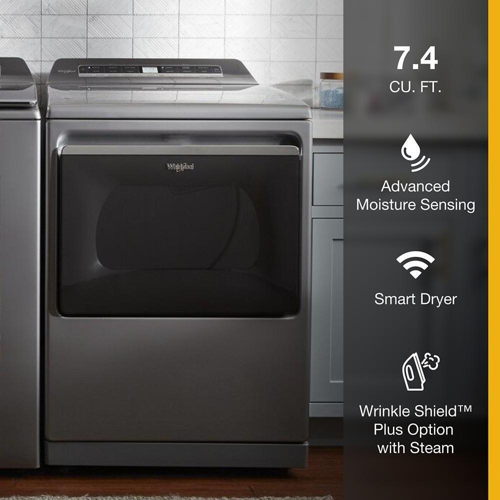 7.4 cu. ft. Top Load Electric Dryer with Advanced Moisture Sensing