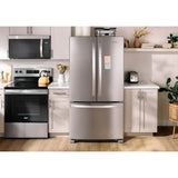 36-Inch Wide Full-Depth French Door Bottom Mount Refrigerator - 25 cu. ft.