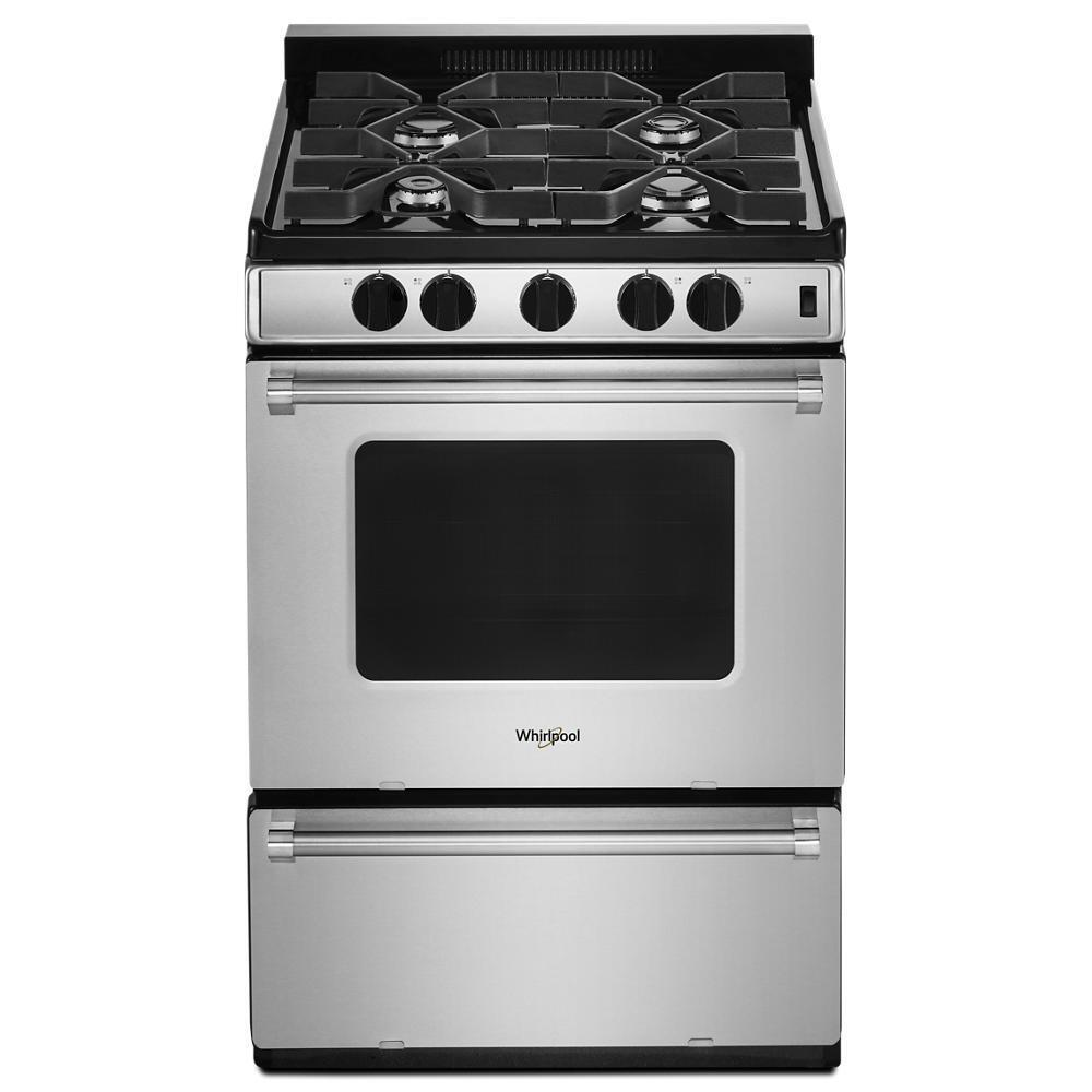 24-inch Freestanding Gas Range with Sealed Burners