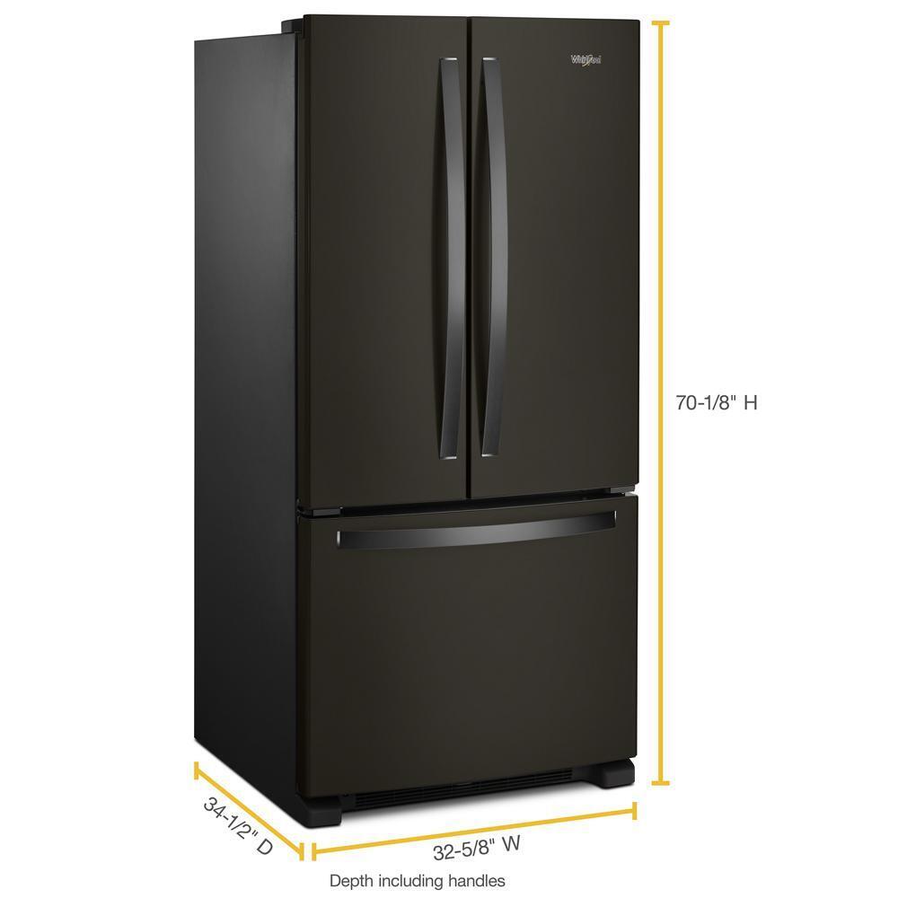 33-inch Wide French Door Refrigerator - 22 cu. ft.