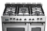 Prestige 36" Dual Fuel Double Oven Range - Stainless Steel