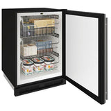 1224fzr 24" Convertible Freezer With Stainless Solid Finish (115 V/60 Hz Volts /60 Hz Hz)