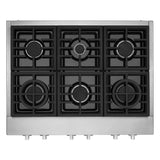 KitchenAid® 36'' 6-Burner Commercial-Style Gas Rangetop