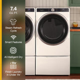 7.4 cu. ft. Smart Front Load ENERGY STAR® Electric Dryer with Steam Capabilities