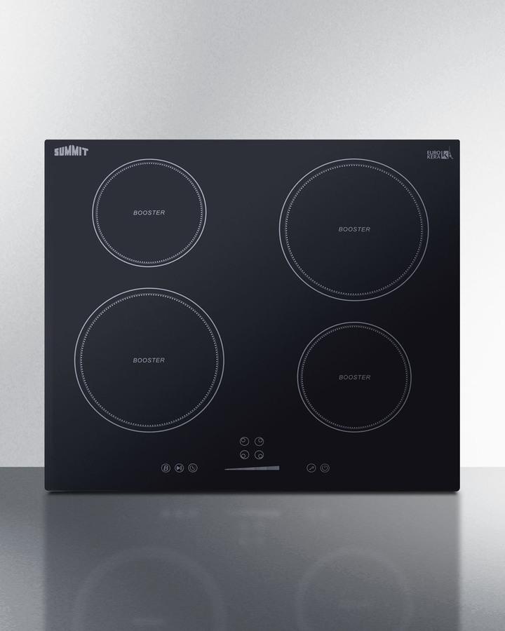 24" Wide 208-240v 4-zone Induction Cooktop