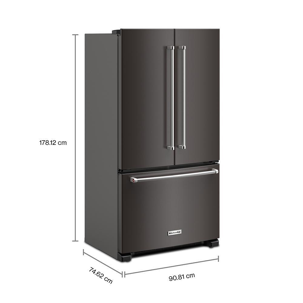 20 cu. ft. 36-Inch Width Counter-Depth French Door Refrigerator with Interior Dispense