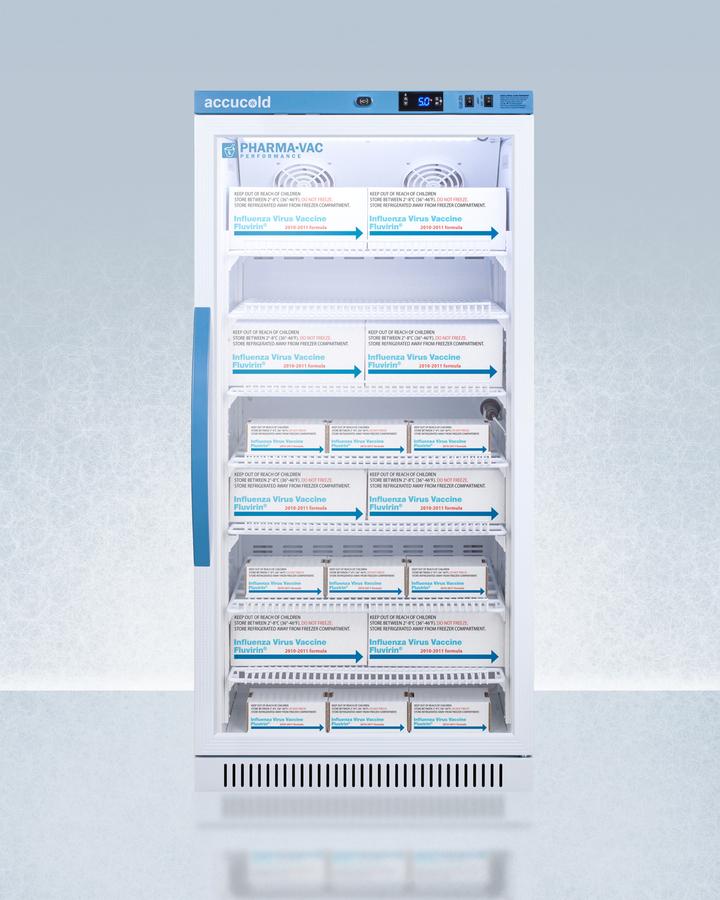 8 CU.FT. Upright Vaccine Refrigerator, Certified To Nsf/ansi 456 Vaccine Storage Standard