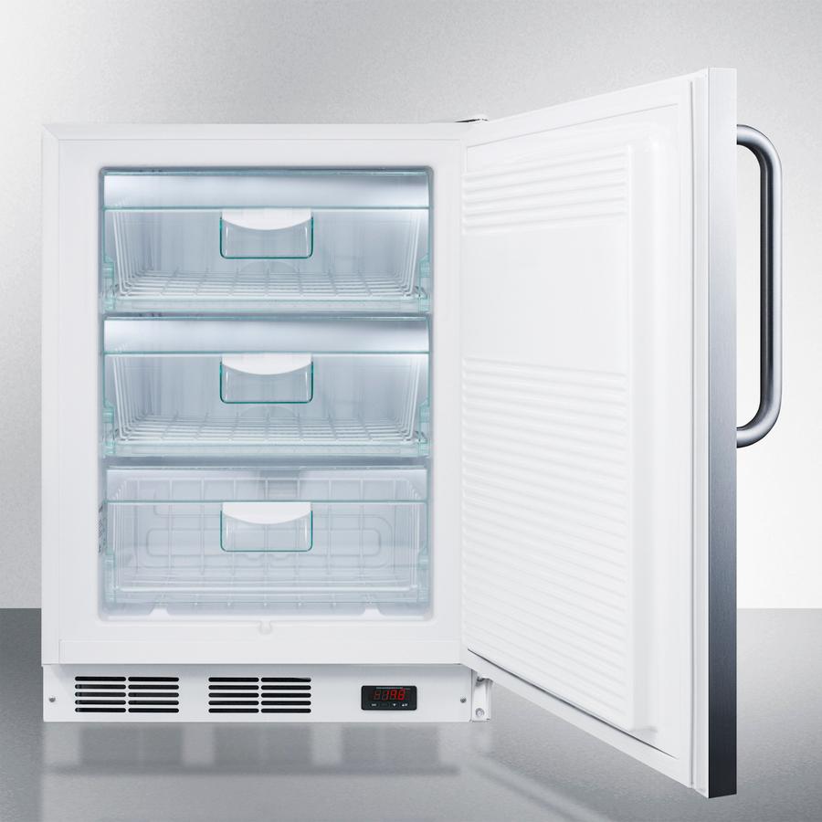 24" Wide Built-in All-freezer, ADA Compliant