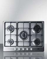 27" Wide 5-burner Gas Cooktop