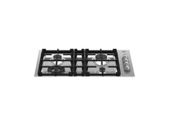 30 Drop-in Gas Cooktop 4 burners Stainless Steel