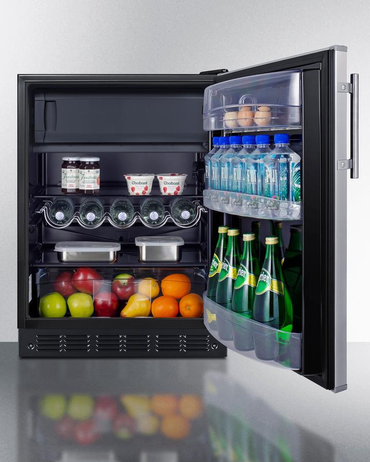 24" Wide Refrigerator-freezer, ADA Compliant