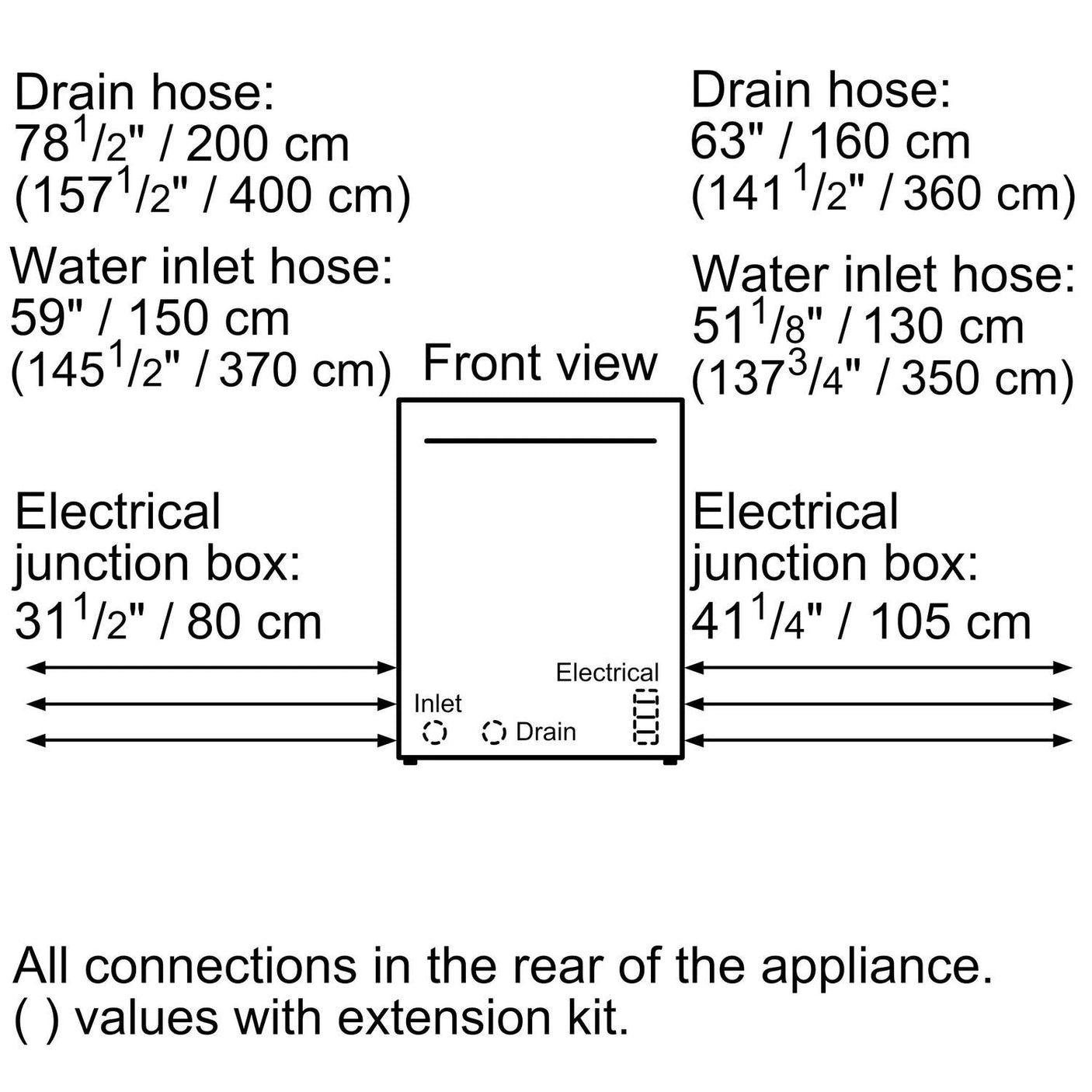 800 Series Dishwasher 17 3/4" Stainless steel