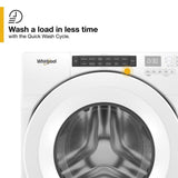 4.3 cu. ft. Closet-Depth Front Load Washer with Intuitive Controls