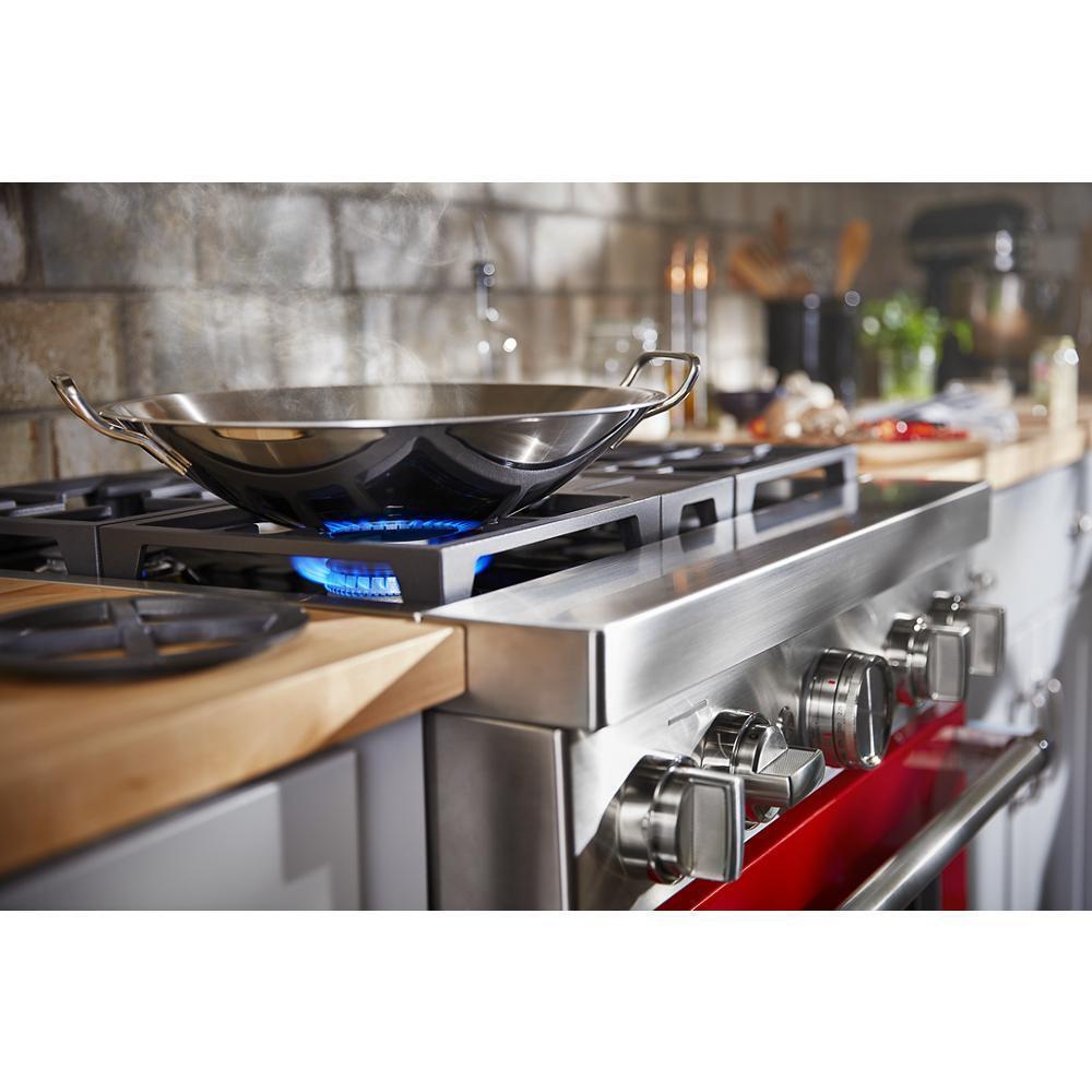 KitchenAid® 30'' Smart Commercial-Style Dual Fuel Range with 4 Burners