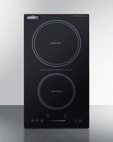 12" Wide 208-240v 2-zone Induction Cooktop Induction Cooktop With Safety Shutoff