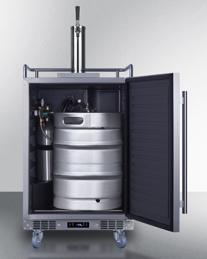 24" Wide Built-in Outdoor Beer Kegerator