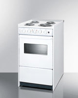 20" Wide Electric Coil Top Range