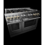 48" RISE™ Gas Professional-Style Range with Chrome-Infused Griddle