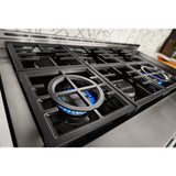 KitchenAid® 48'' Smart Commercial-Style Gas Range with Griddle