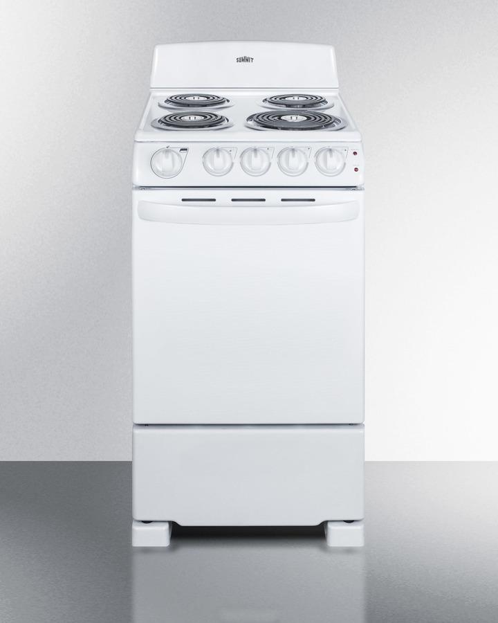 20" Wide Electric Coil Range