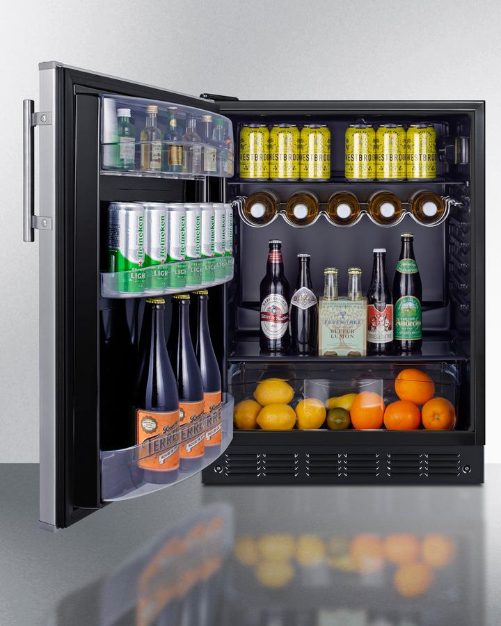 24" Wide All-refrigerator, ADA Compliant