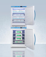 24" Wide Performance Series All-refrigerator/all-freezer Combination