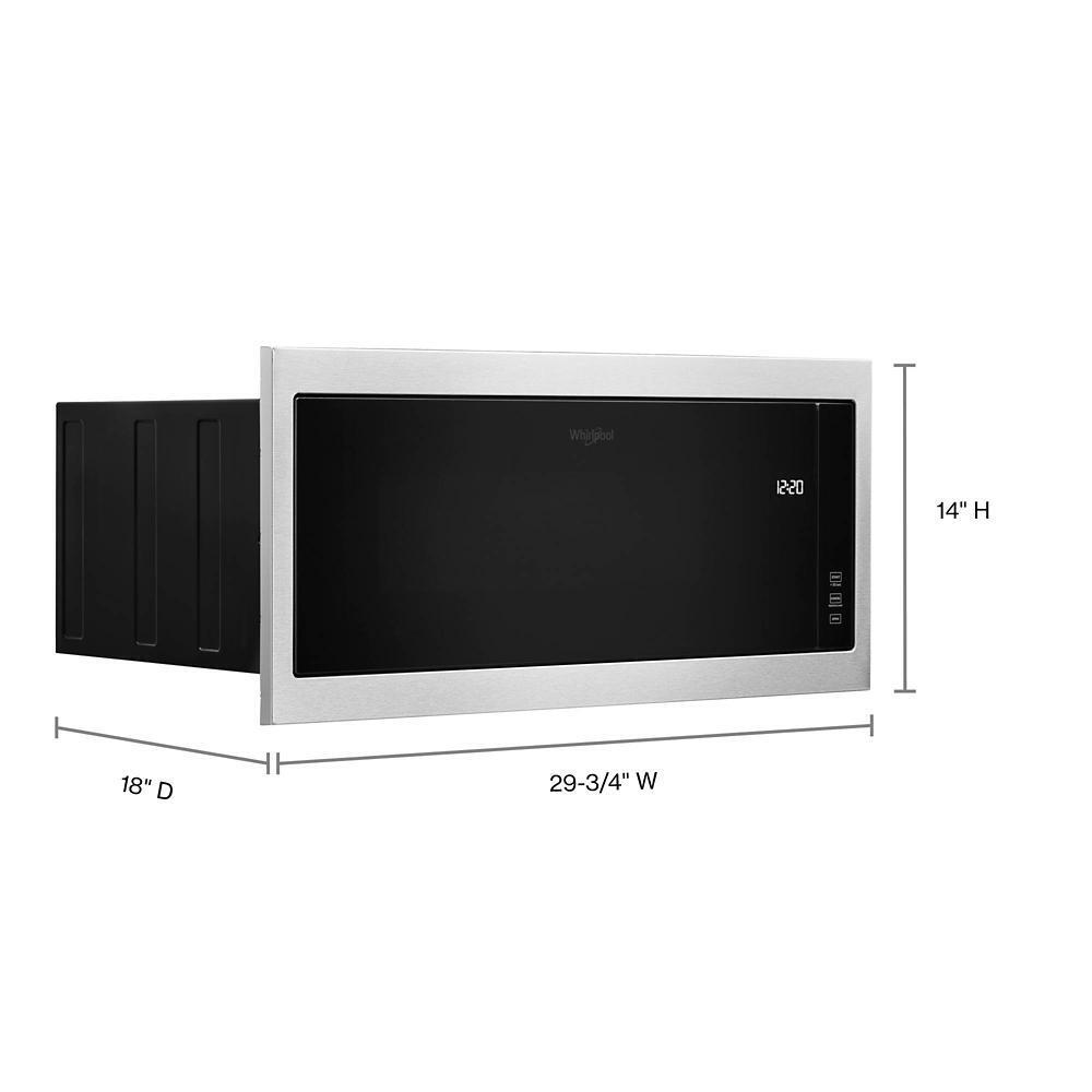 1.1 cu. ft. Built-In Microwave with Slim Trim Kit - 14" Height