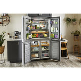 19.4 cu. ft. 36-inch wide Counter-Depth 4-Door Refrigerator with PrintShield™ Finish