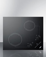 21" Wide 115v 2-burner Radiant Cooktop