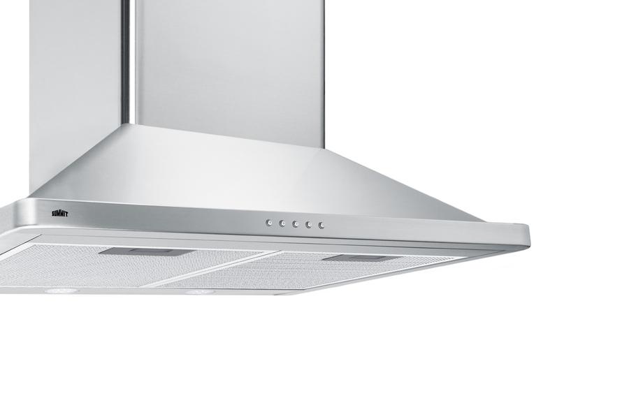 24" Wide Wall-mounted Range Hood, ADA-compliant