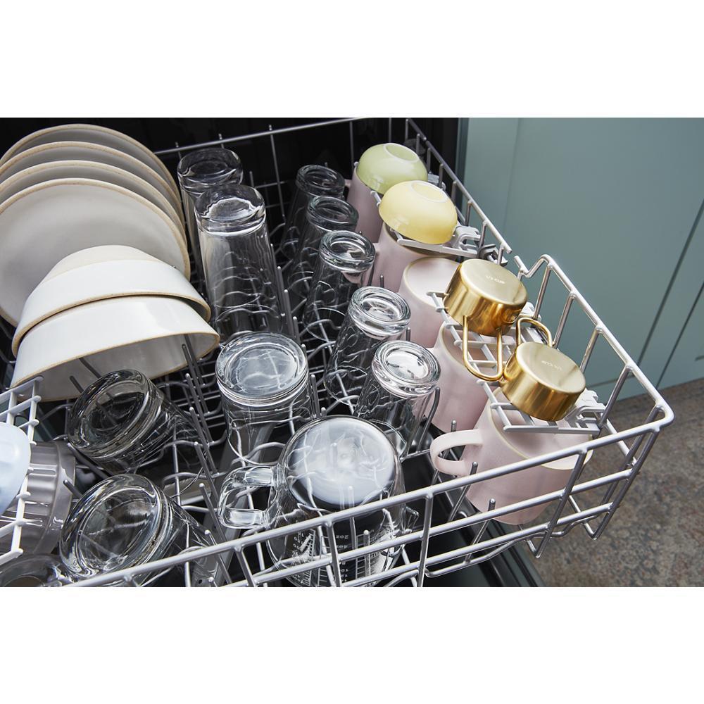 Quiet Dishwasher with Boost Cycle and Pocket Handle