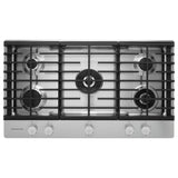 36" 5-Burner Gas Cooktop with Griddle