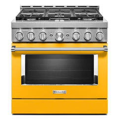 KitchenAid® 36'' Smart Commercial-Style Gas Range with 6 Burners