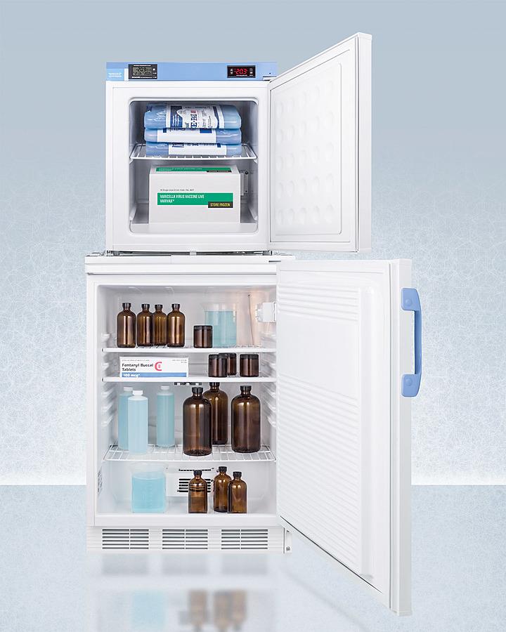 24" Wide All-refrigerator/all-freezer Combination