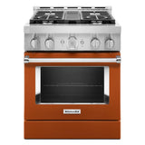 KitchenAid® 30'' Smart Commercial-Style Gas Range with 4 Burners