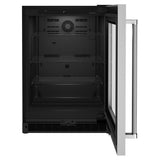 24" Undercounter Refrigerator with Glass Door