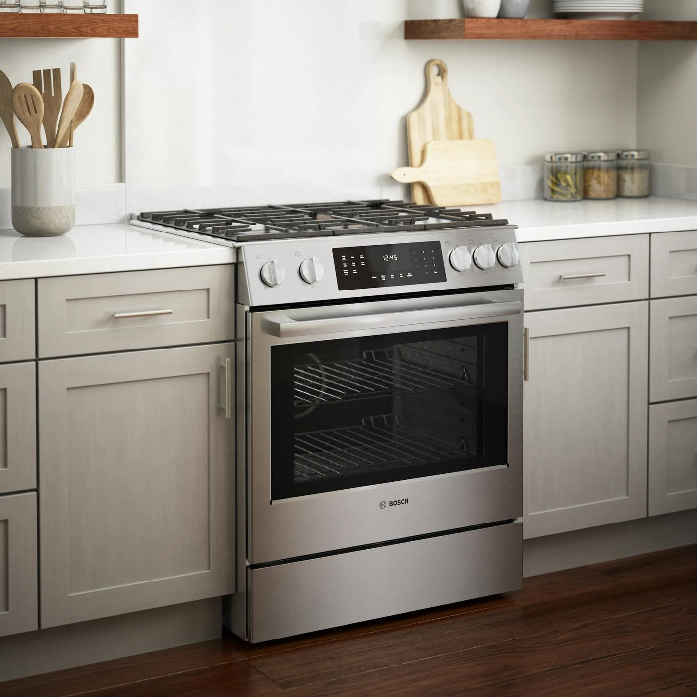 800 Series Gas Slide-in Range 30" Stainless Steel