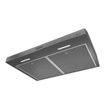 Broan® Glacier 30-Inch Convertible Under-Cabinet Range Hood, 375 Max Blower CFM, Black Stainless Steel